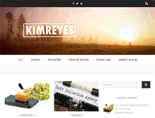 Tablet Screenshot of kimreyes.com